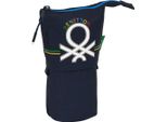 Portamatite In Piedi Benetton Anni Sessanta Blu Navy (8 X 19 X 6 Cm)