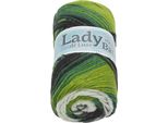 Filato Lady De Luxe Batik - 100G / 238 M - Bianco,Verde