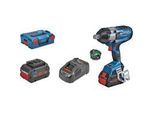 Pro Akku-Schlagschrauber Biturbo Gds 18V-1050 Hc Professional, 18Volt Blau/Schwarz, 2X Akku Procore18V 8,0Ah, Bluetooth Modul, 3/4", In L-BOXX"