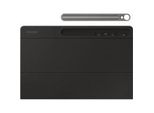 Book Cover Keyboard Slim, TablethüLle Schwarz, De-Layout, Samsung Galaxy Tab S10 Fe+