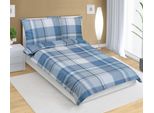 Biancheria Da Letto In Cotone - Blu - 140X200, 70X90