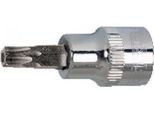 Ks Tools 3/8" Chromeplus Bit Socket Tx Con Foro Frontale, TB25"