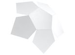 Lampada Da Parete Penta Bianco 2Xg9 8W Acciaio 8X30X30Cm Sollux Lighting