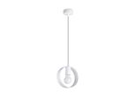Lampada A Sospensione Titran 1 BiałA 1Xe27 15W Acciaio 120X18X18Cm Sollux Lighting