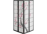 Divisorio Per Ambienti Succebuy, Divisorio Giapponese In 4 Parti, Schermo Privacy In Legno Pieghevole Per Interni, Parete Divisoria Giapponese Portatile, Divisorio Decorativo