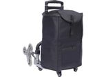 Carrello Saliscale - Carrello Pieghevole - Sistema A 6 Ruote Per Scale - 4 Ruote Orientabili - Carichi Pesanti - Alluminio + Pp
