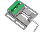 Morsa A Macchina - Per Trapano A Colonna E Trapano Da Banco - Larghezza Ganasce 100 Mm - Verde