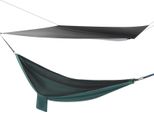 Amaca Da Campeggio - Tenda Ad Amaca - Zanzariera - Telo Antipioggia - 2,9 X 1,4 M - Portata 200 Kg - Per Trekking E Zaino In Spalla - Grigio Scuro
