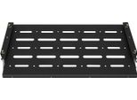Tavolo Pieghevole Per Portellone - Montaggio Sul Portellone - Per Wrangler Jk - Metallo - 60×31 Cm - Nero