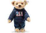 Steiff 684142 Orsacchiotto Great America, Mohair, 30 Cm, Marrone Chiaro