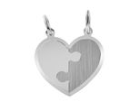 KettenanhäNger Adelia´S "Stylischer Herz AnhäNger Aus 925 Sterling Silber", Silber, SchmuckanhäNger, Damen, Silber 925 (Sterlingsilber), KettenanhäNger