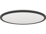 Eglo Deckenleuchte "Rovito-R Deckenlampe, Deckenbeleuchtung, Badlampe, Kunststoff, IP44", Schwarz, 1, Ø 50Cm H: 3,2Cm, 1 Stk., Leuchten, Wand-/Deckenleuchte - H3,2 X Ø50 Cm - Schwarz - 16,8W Inkl., Deckenleuchte