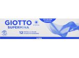 Giotto Supermina Pastello Giallo - Set 12 Matite Colorate Con Mina 3,8 Mm