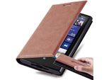Cadorabo Cover Per Nokia Lumia 920 Cover Protettiva In Marrone Custodia Per Cellulare Cover Chiusura Magnetica