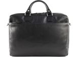 Picard Pelle Cartella Cartella Con Scomparto Per Laptop Buddy Working Bag With Double Zip Black Nero