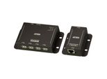 Aten UCE3250, Estensione Usb A 4 Porte, Estensore Usb 2.0 Cat.5 (Fino A 50 M)