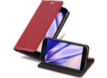 Cadorabo Custodia Per Samsung Galaxy A7 2017 Custodia Protettiva In Rosso Custodia Per Cellulare Cover Chiusura Magnetica