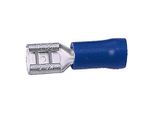 Presa Piatta Manicotto A Crimpare Parzialmente Isolato Sezione: 1,5 - 2,5 Mm², Dimensione Spina: 4,8 X 0,8 Mm, Blu (Hella) Venduto Solo In Confezioni Da 100 Pezzi, Prezzo Per 100 Pezzi