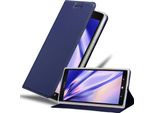 Cadorabo Custodia Per Cellulare Per Nokia Lumia 1520 Custodia Protettiva In Blu Cover Etui Book Case Booklet
