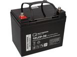 Q-Batteries 12LCP-36 / 12V - 36Ah Batteria Al Piombo Acido Tipo Agm - Deep Cycle Vrla