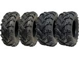 25X10.00-12 E 25X8.00-12 Pneumatici Atv Quad 6Ply P377 E Marcati Road Legal (Set Di 4)