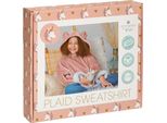 Maglione-Plaid Con Cappuccio "Licorne"" - Rosa - Atmosphera CréAteur D'intéRieur"