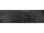 Cherry Tas Kw 9100 Slim Wireless Ch-Layout Schwarz/Silber