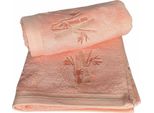 Asciugamano In Bambù Boston New 70X140 Cm Salmone