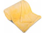 Coperta Mf Uni Sleep Well Ocra Chiaro 150X200 Cm