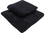 Asciugamano Star 70X140 Cm Nero