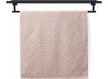 Asciugamano Grand Grafico Rosa Antico 50X100 Cm