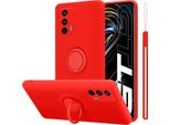 Cadorabo Custodia Per Realme Gt / Gt Neo 2T / Q3 Pro Custodia Protettiva In Rosso Custodia Per Cellulare Tpu Custodia Cover