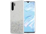 Custodia Cadorabo Per Huawei P30 Pro Custodia Protettiva In Tpu Trasparente Custodia Per Telefono Cellulare Custodia Glitter Cover Glitter