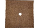 Disco Pacciamante In Cocco Quadrato Dimensioni: 35X35Cm