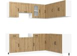 Syfax™ Set Mobili Da Cucina 11 Pz Lucca Rovere Artigianale Truciolato