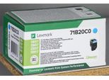 Lexmark Original Toner - Cyan (71B20C0) FüR Cs317Dn, Cs417Dn, Cs517De, Cx317Dn, Cx417De, Cx517De
