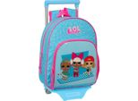 Zaino Scuola Con Ruote Lol Surprise! Divas Blue 28 X 34 X 10 Cm