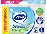 Zewa 380004 Zewa Toilettenpapier BewäHrt Lufterfrischer 3-Lagig, 24 Rollen