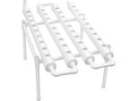 Sistema Di Coltivazione Idroponica - Scaffale Per Coltivazione Fuori Suolo - 36 Posti Per Piante A Un Livello - PVC-U - Tubo Ø6,3 Cm - Fori Ø3,2 Cm - Bianco