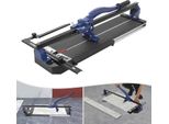 Tagliapiastrelle Manuale - Tagliapiastrelle 80 Cm - Guide Di Precisione - Base Antiscivolo - Spessore 4-15 Mm - Lega Di Alluminio