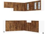 Syfax™ Set Mobili Da Cucina 11 Pz Lucca Rovere Fumo In Truciolato