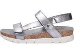 Panama Jack Sandali Da Donna Selma Shine Argento Pelle Liscia Dimensioni: 40