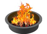 Fossa Per Il Fuoco Anello Per Il Fuoco Ciotola Per Il Fuoco Da Campo In Metallo 1143Mm Giardino Terrazza