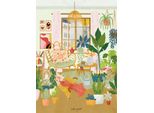 Pezzi & Pace Puzzle Interno Accogliente - 500 Teile Bunt