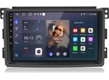 Autoradio Android Da 9 Pollici 6+128 Gb Per Smart Fortwo 451 2005-2010 Wireless Carplay Android Auto 4G Wifi Navigazione Gps 8 Core Rds Dsp Dab+ Bt