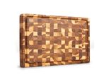Ceppo Da Cucina End Grain – Tagliere In Legno Di Testa – Tagliere Da Portata – Tagliere In Teak – Tagliere Per Tapas – Taglieri In Legno - Bikolo®