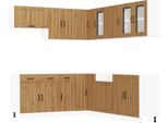 Syfax™ Set Mobili Da Cucina 11 Pz Lucca Rovere Artigianale Truciolato