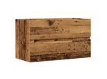 Syfax™ Mobile Pensile Da Bagno Legno Antico 80X38,5X45Cm In Truciolato