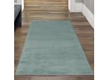 Tappeto A Tinta Unita Moderno Fresco Morbido Stile Living Verde Menta Dimensioni - 80 X 150 Cm