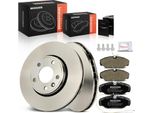 Frankberg 2X Dischi Freno 4X Pastiglie Freno Asse Anteriore Per Nissan Primastar Opel Vivaro A Combi Renault Trafic Ii
